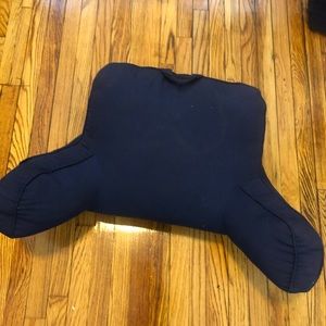 Navy blue lounge pillow